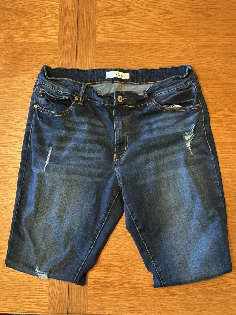 KanCan Dark Blue High-Rise Skinny Jeans
